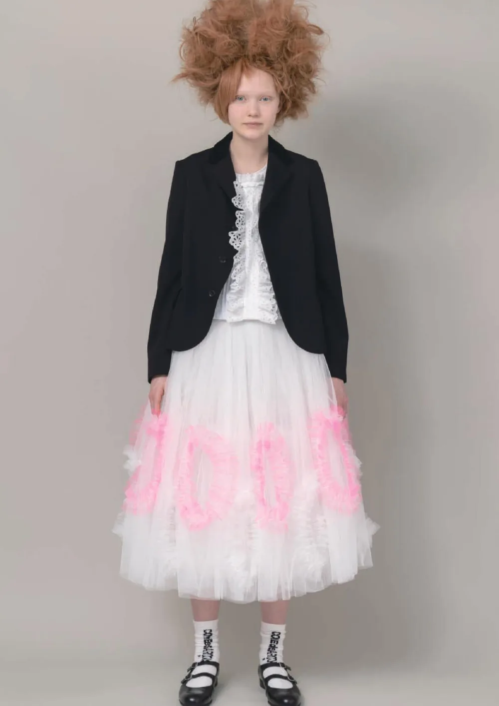 コムデギャルソンガール 2021年秋冬 LOOK 7