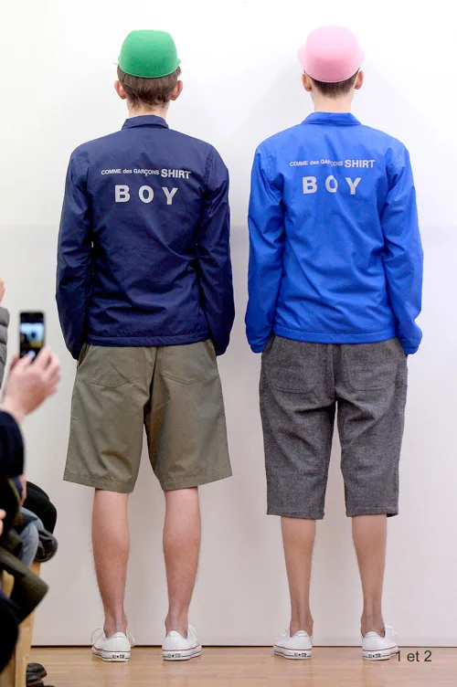 コムデギャルソンシャツ 2015秋冬 LOOK 2 / VIEW 2