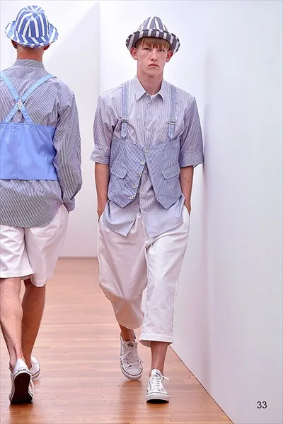 コムデギャルソンシャツ 2017春夏 LOOK 33