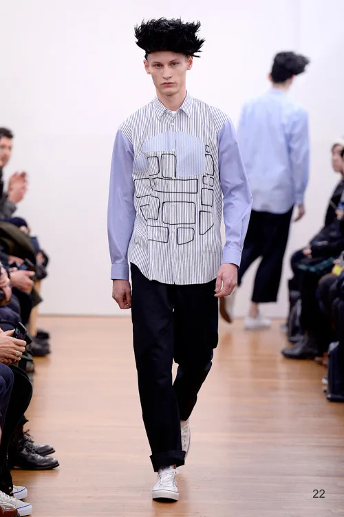 コムデギャルソンシャツ 2015秋冬 LOOK 22