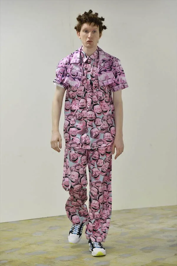 コムデギャルソンシャツ 2021春夏 LOOK 16