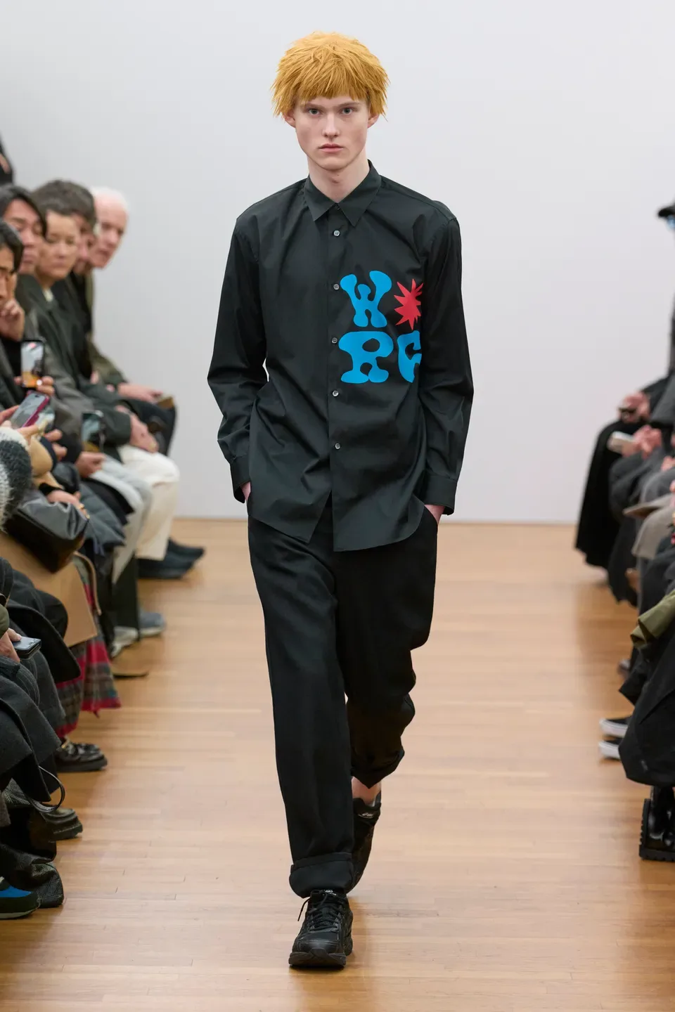コムデギャルソンシャツ 2026年秋冬 LOOK 9
