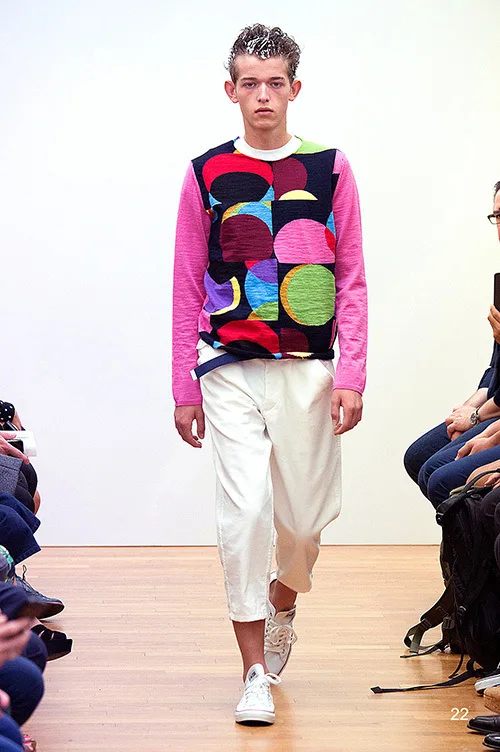 コムデギャルソンシャツ 2015春夏 LOOK 22