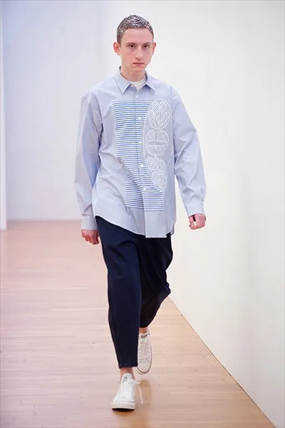 コムデギャルソンシャツ 2017秋冬 LOOK 19