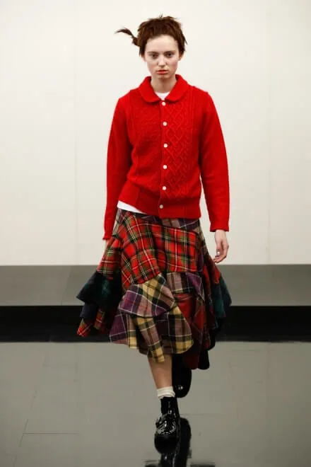 トリココムデギャルソン 2017秋冬 LOOK 49