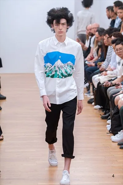コムデギャルソンシャツ 2016春夏 LOOK 4
