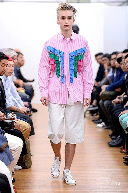 コムデギャルソンシャツ 2015春夏 LOOK 16