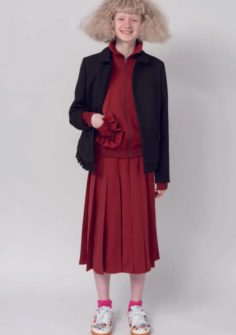 コムデギャルソンガール 2025年秋冬 LOOK 7