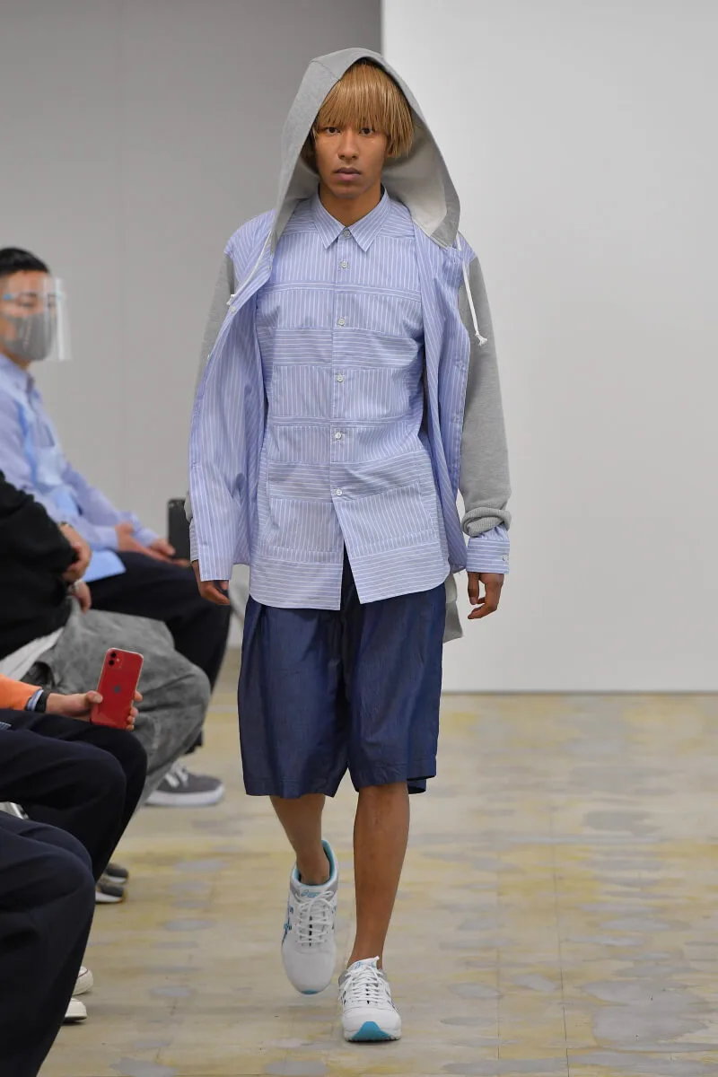 コムデギャルソンシャツ 2021年秋冬 LOOK 27