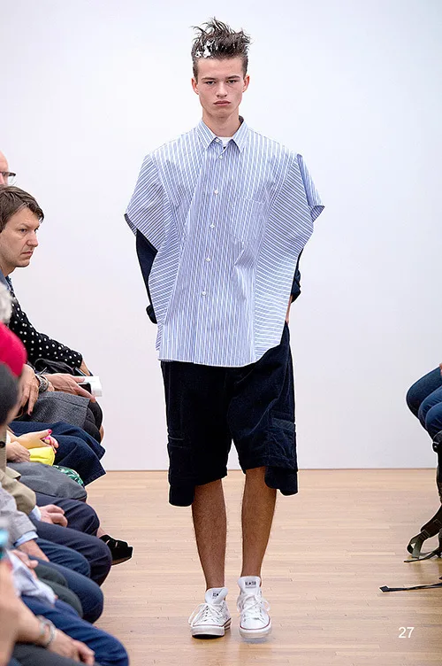 コムデギャルソンシャツ 2015春夏 LOOK 27