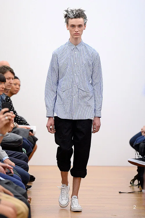 コムデギャルソンシャツ 2015春夏 LOOK 2