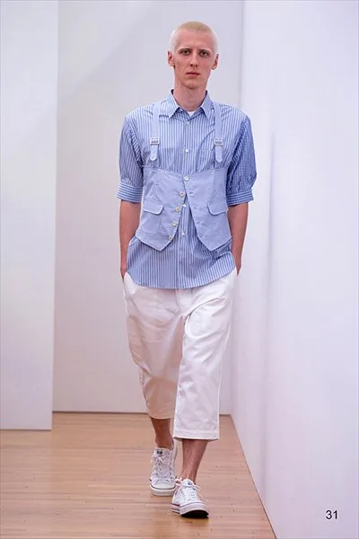 コムデギャルソンシャツ 2017春夏 LOOK 31