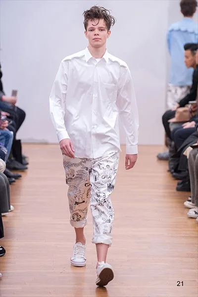 コムデギャルソンシャツ 2016秋冬 LOOK 21