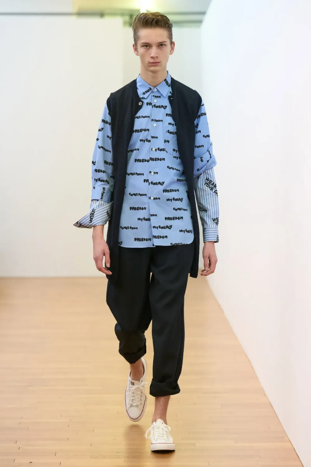 コムデギャルソンシャツ 2024年秋冬 LOOK 32