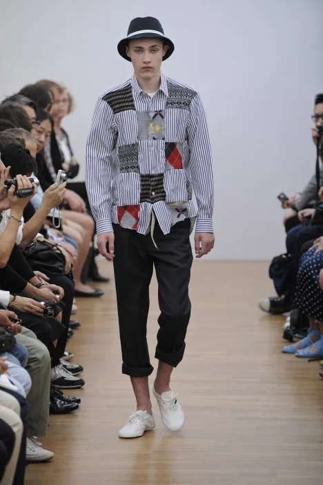 コムデギャルソンシャツ 2010春夏 LOOK 13