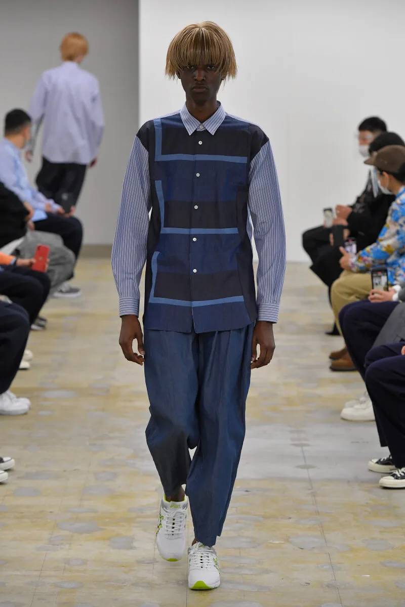 コムデギャルソンシャツ 2021年秋冬 LOOK 26