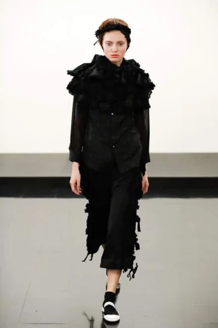 トリココムデギャルソン 2017秋冬 LOOK 3