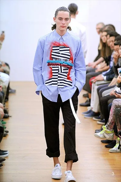 コムデギャルソンシャツ 2014春夏 LOOK 3