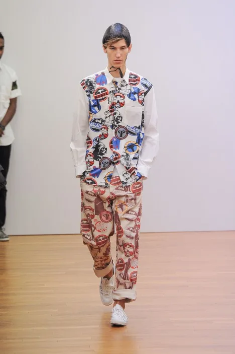 コムデギャルソンシャツ 2013春夏 LOOK 14