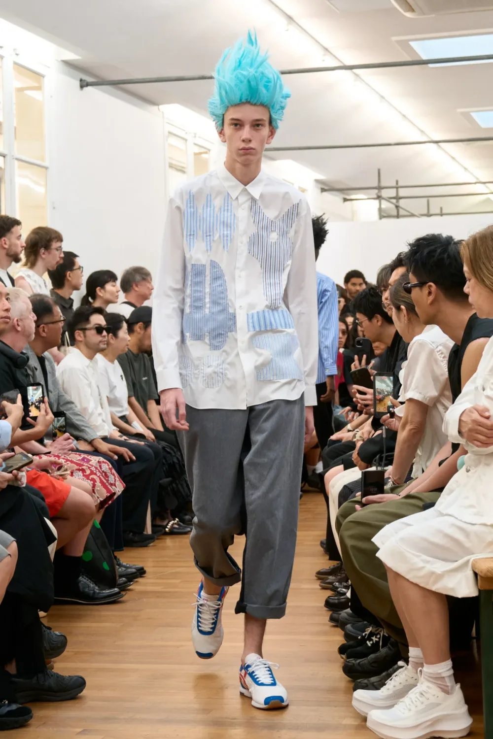 コムデギャルソンシャツ 2027年春夏 LOOK 12