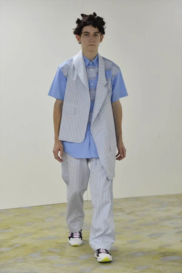 コムデギャルソンシャツ 2021春夏 LOOK 23