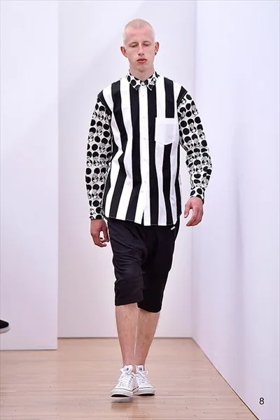 コムデギャルソンシャツ 2017春夏 LOOK 8