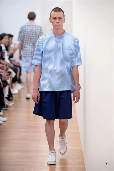 コムデギャルソンシャツ 2017春夏 LOOK 46