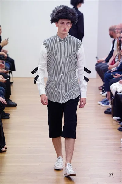 コムデギャルソンシャツ 2016春夏 LOOK 37