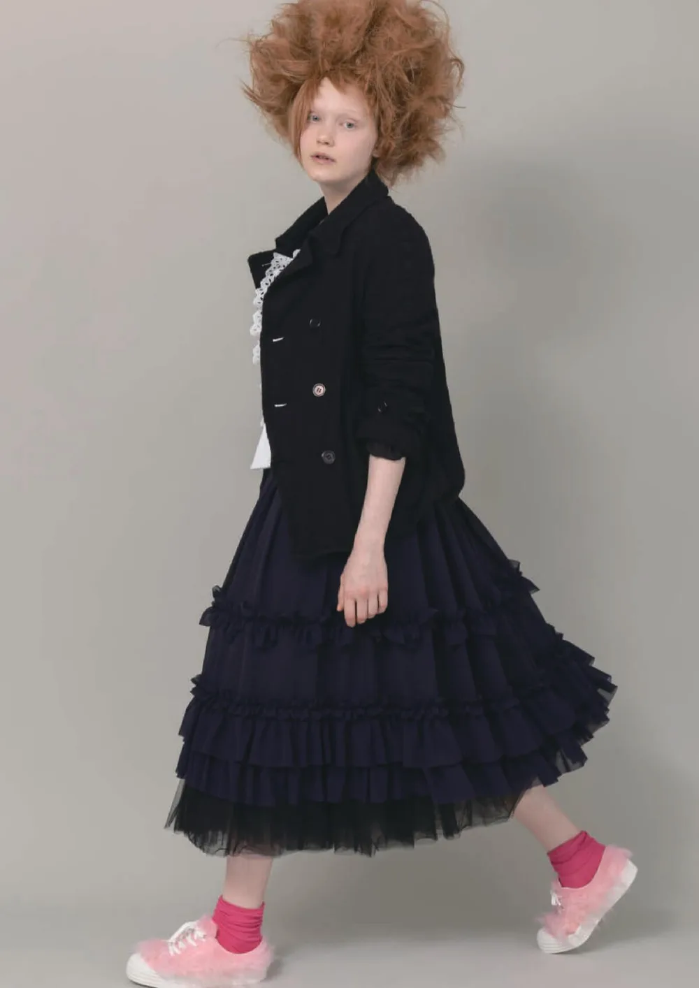 コムデギャルソンガール 2021年秋冬 LOOK 13