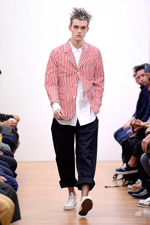 コムデギャルソンシャツ 2015春夏 LOOK 28