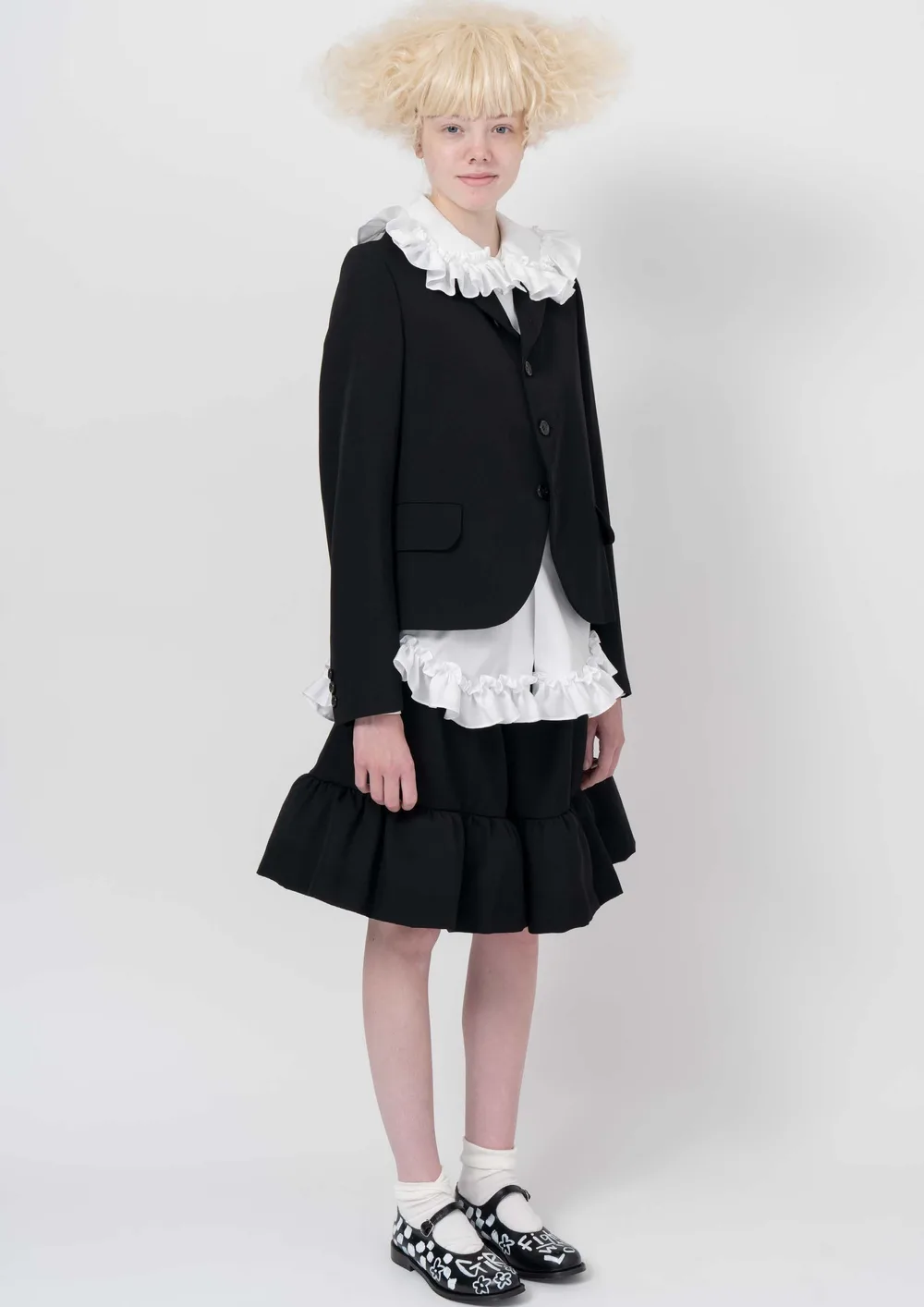 コムデギャルソンガール 2026年秋冬 LOOK 3