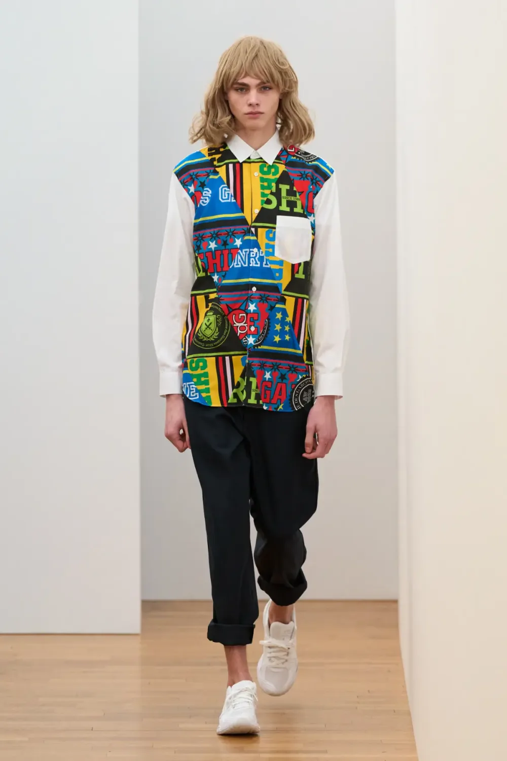 コムデギャルソンシャツ 2025年秋冬 LOOK 12