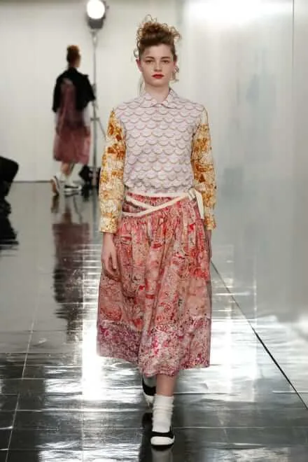 トリココムデギャルソン 2018秋冬 LOOK 3