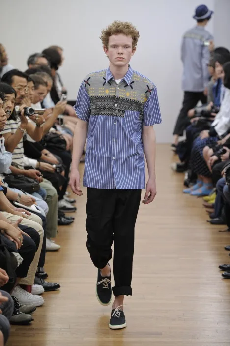 コムデギャルソンシャツ 2010春夏 LOOK 12