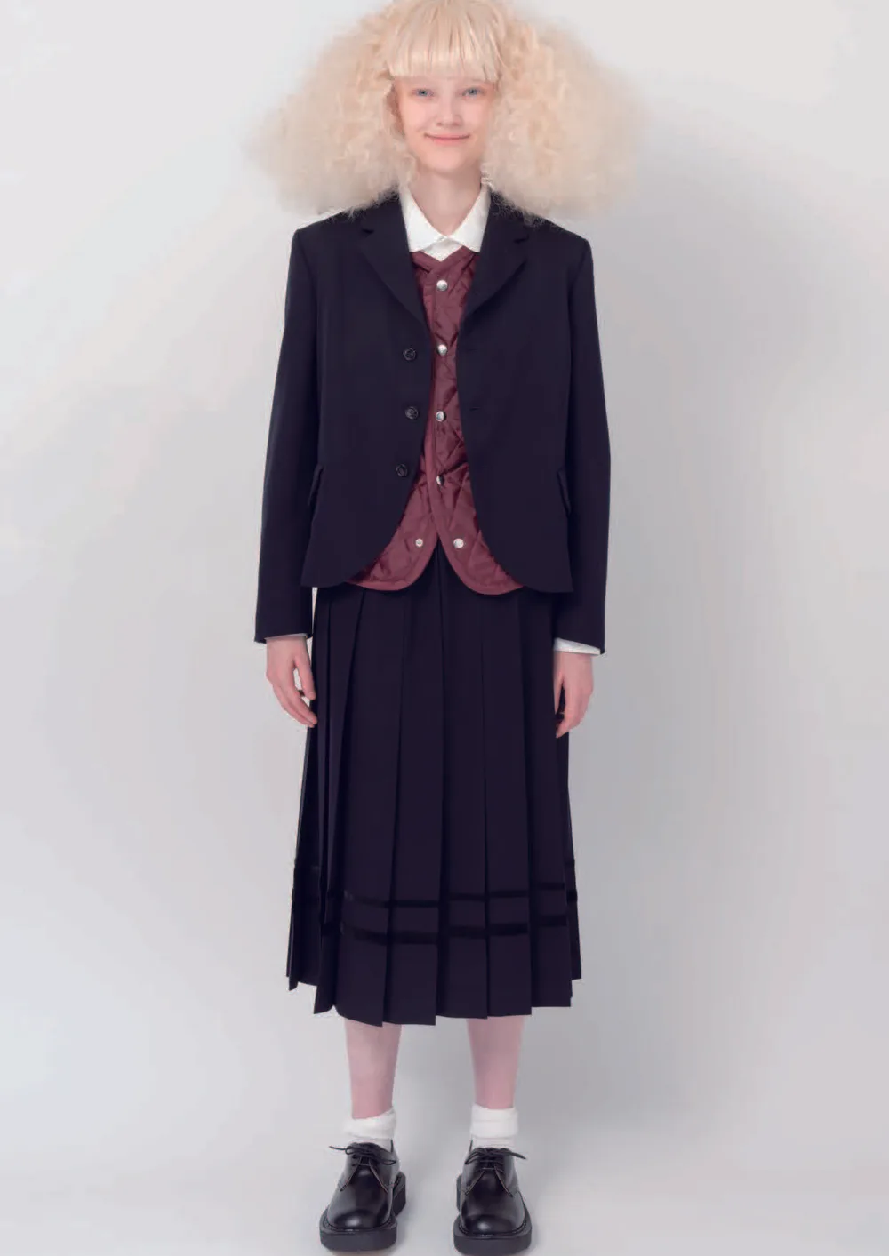 コムデギャルソンガール 2024年秋冬 LOOK 5