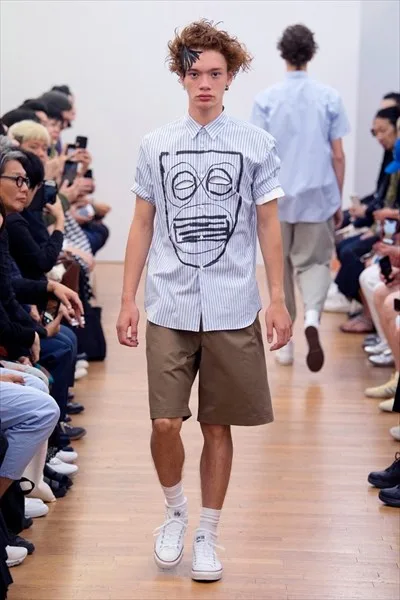 コムデギャルソンシャツ 2019春夏 LOOK 8