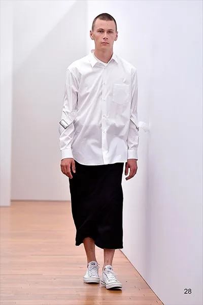 コムデギャルソンシャツ 2017春夏 LOOK 28