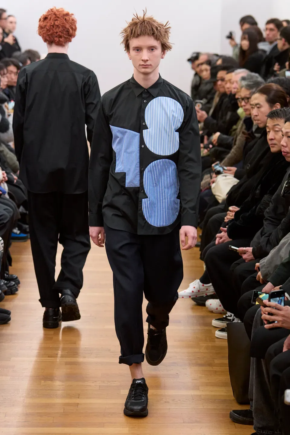 コムデギャルソンシャツ 2026年秋冬 LOOK 7