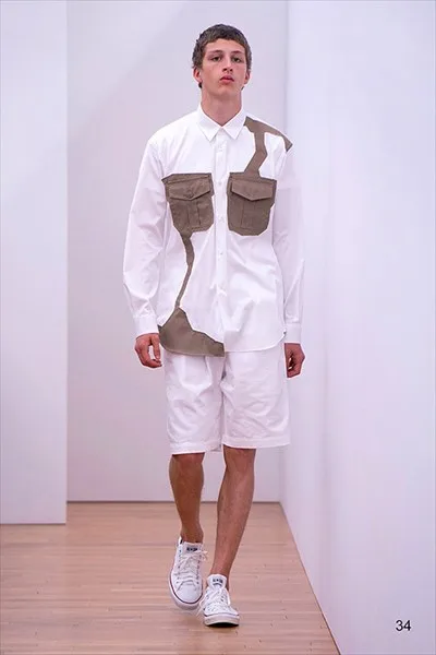 コムデギャルソンシャツ 2017春夏 LOOK 34