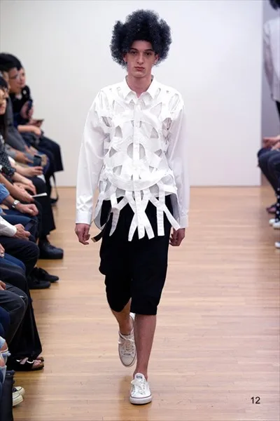 コムデギャルソンシャツ 2016春夏 LOOK 12