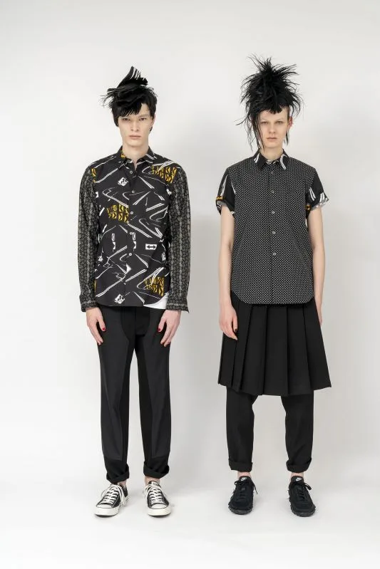 ブラックコムデギャルソン 2020春夏 LOOK 3