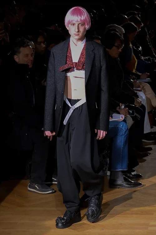 COMME des GARÇONS HOMME PLUS 2017年秋冬コレクション LOOK 1