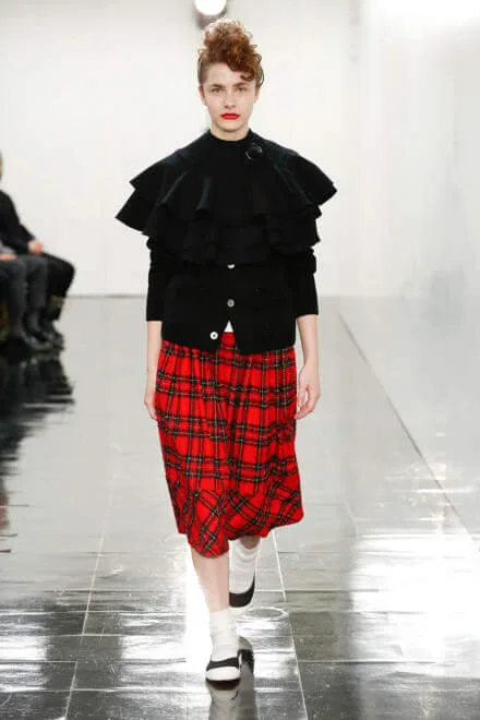 トリココムデギャルソン 2018秋冬 LOOK 10