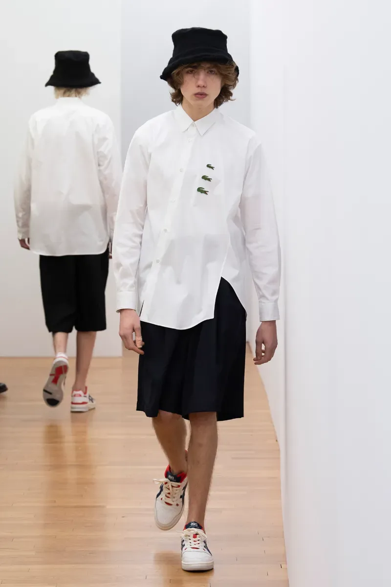 コムデギャルソンシャツ 2023年秋冬 LOOK 3
