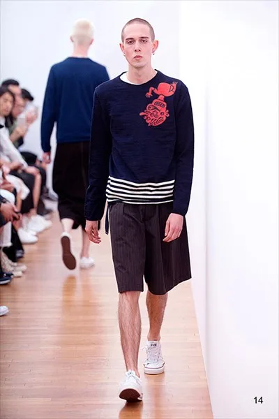 コムデギャルソンシャツ 2017春夏 LOOK 14