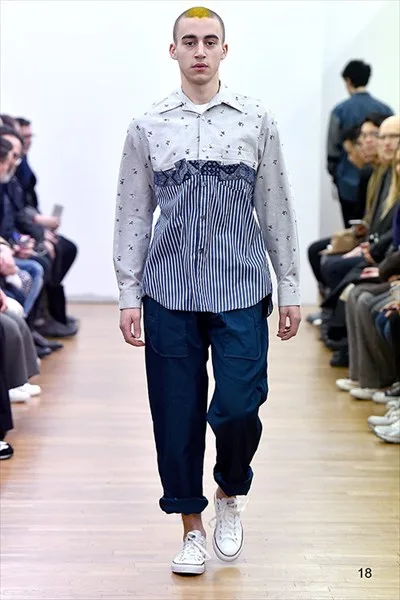 コムデギャルソンシャツ 2016秋冬 LOOK 18
