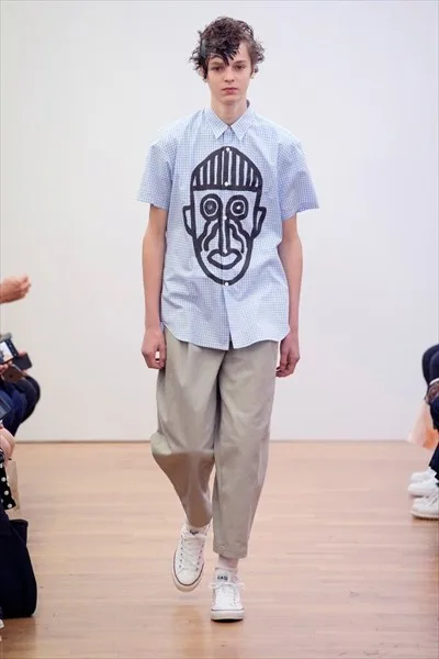 コムデギャルソンシャツ 2019春夏 LOOK 7