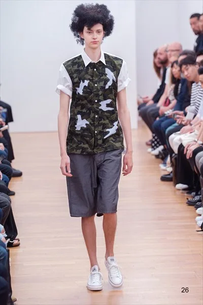 コムデギャルソンシャツ 2016春夏 LOOK 26