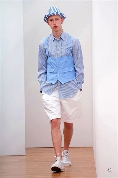 コムデギャルソンシャツ 2017春夏 LOOK 32