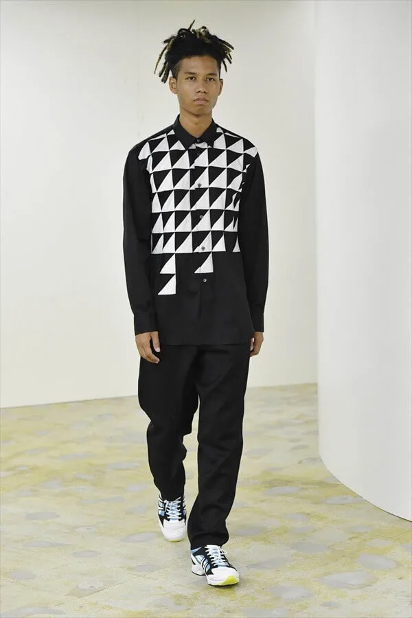 コムデギャルソンシャツ 2021春夏 LOOK 5
